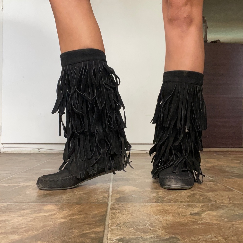 Fringe Moccasins